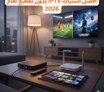 أفضل اشتراك IPTV بدون تقطيع لعام 2026 360x320