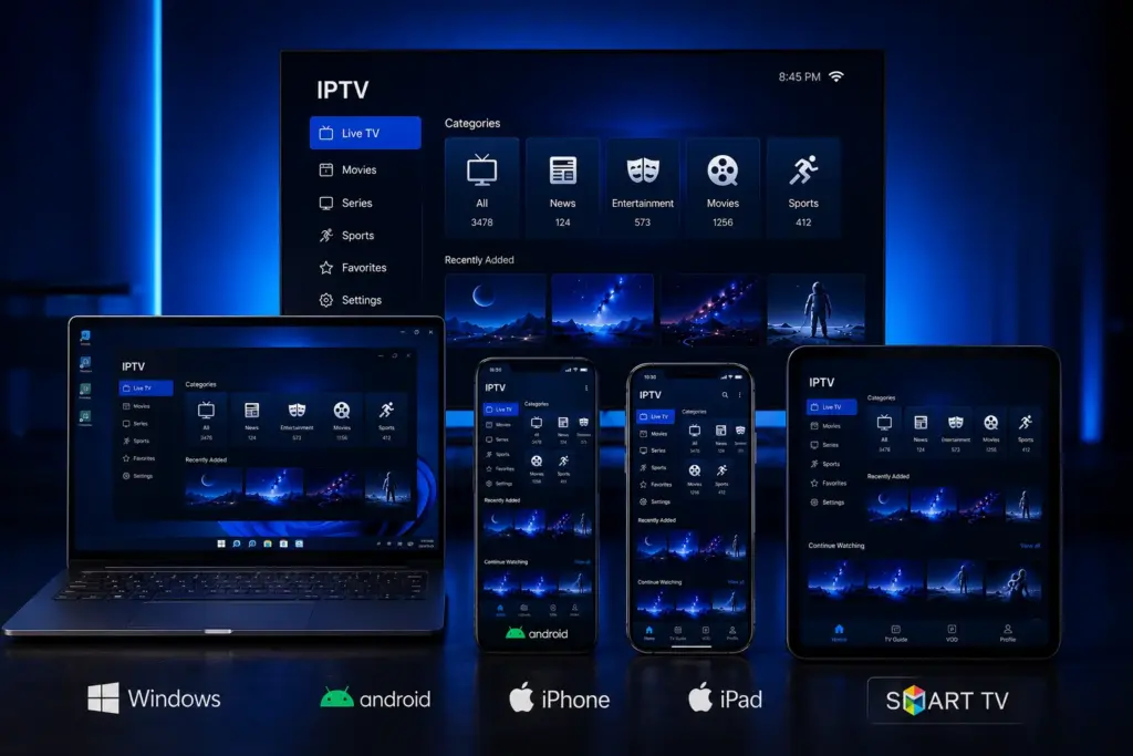 أفضل تطبيقات IPTV لجميع الأجهزة