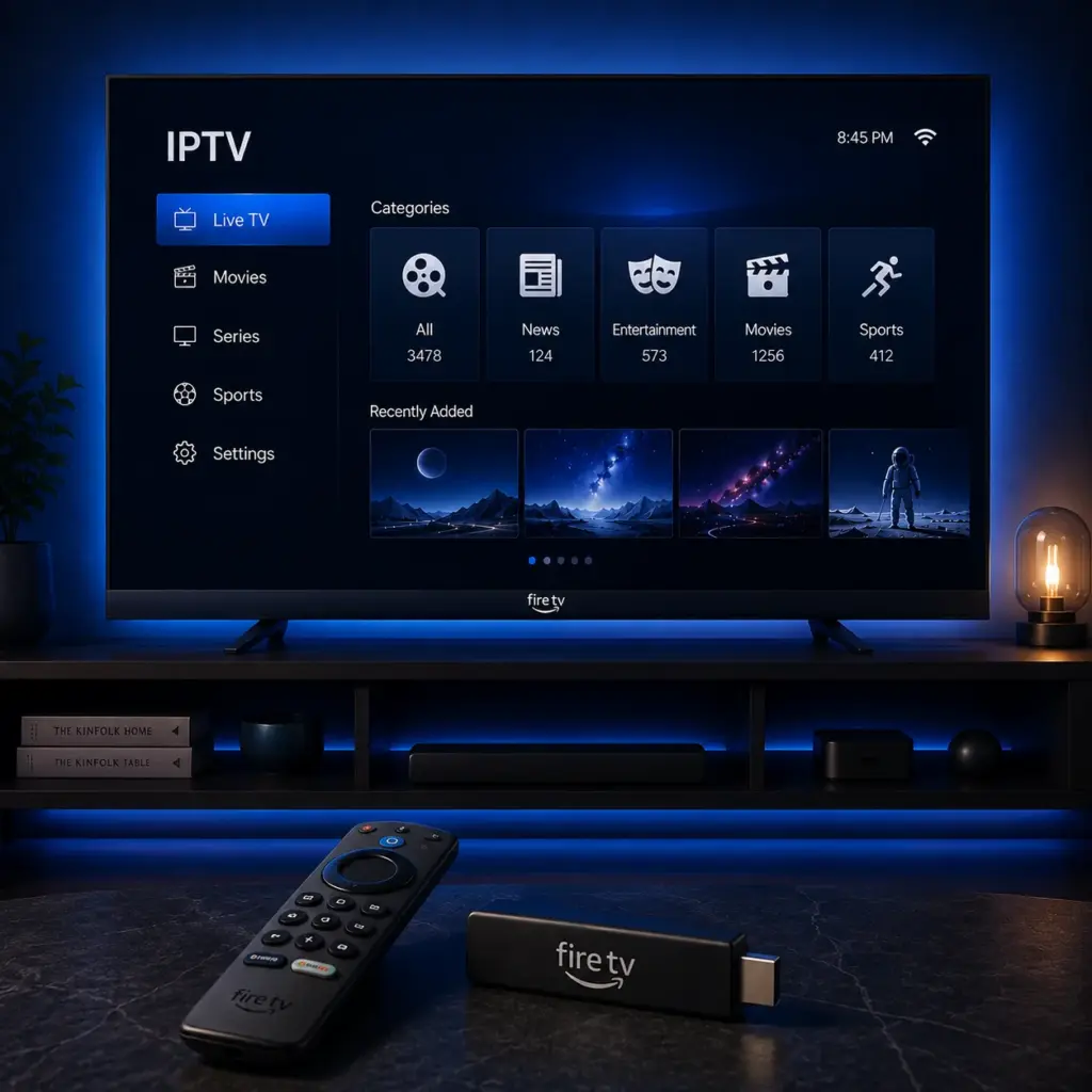 تشغيل IPTV على Fire TV Stick