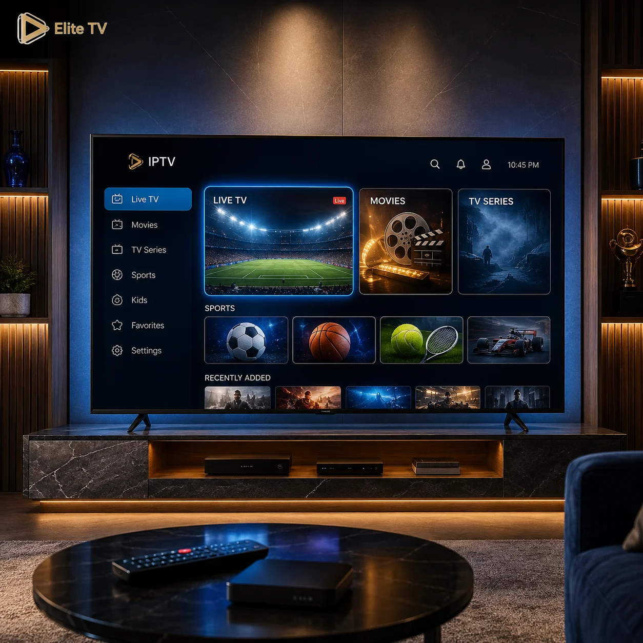 تشغيل IPTV على LG Smart TV