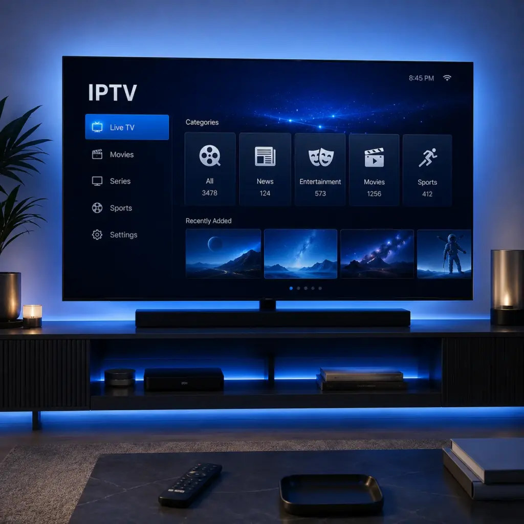 تشغيل IPTV على Samsung Smart TV