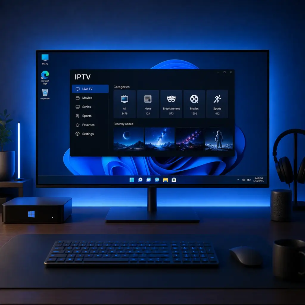 تشغيل IPTV على Windows
